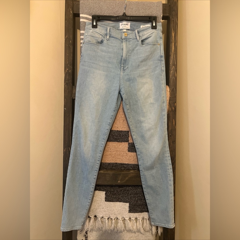 FRAME Ali High Rise Cigarette 5 pocket Jeans Sz 30